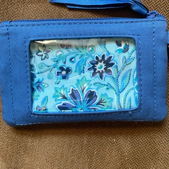 Vera Bradley blue ID holder lanyard NEW - Picture 2 of 5